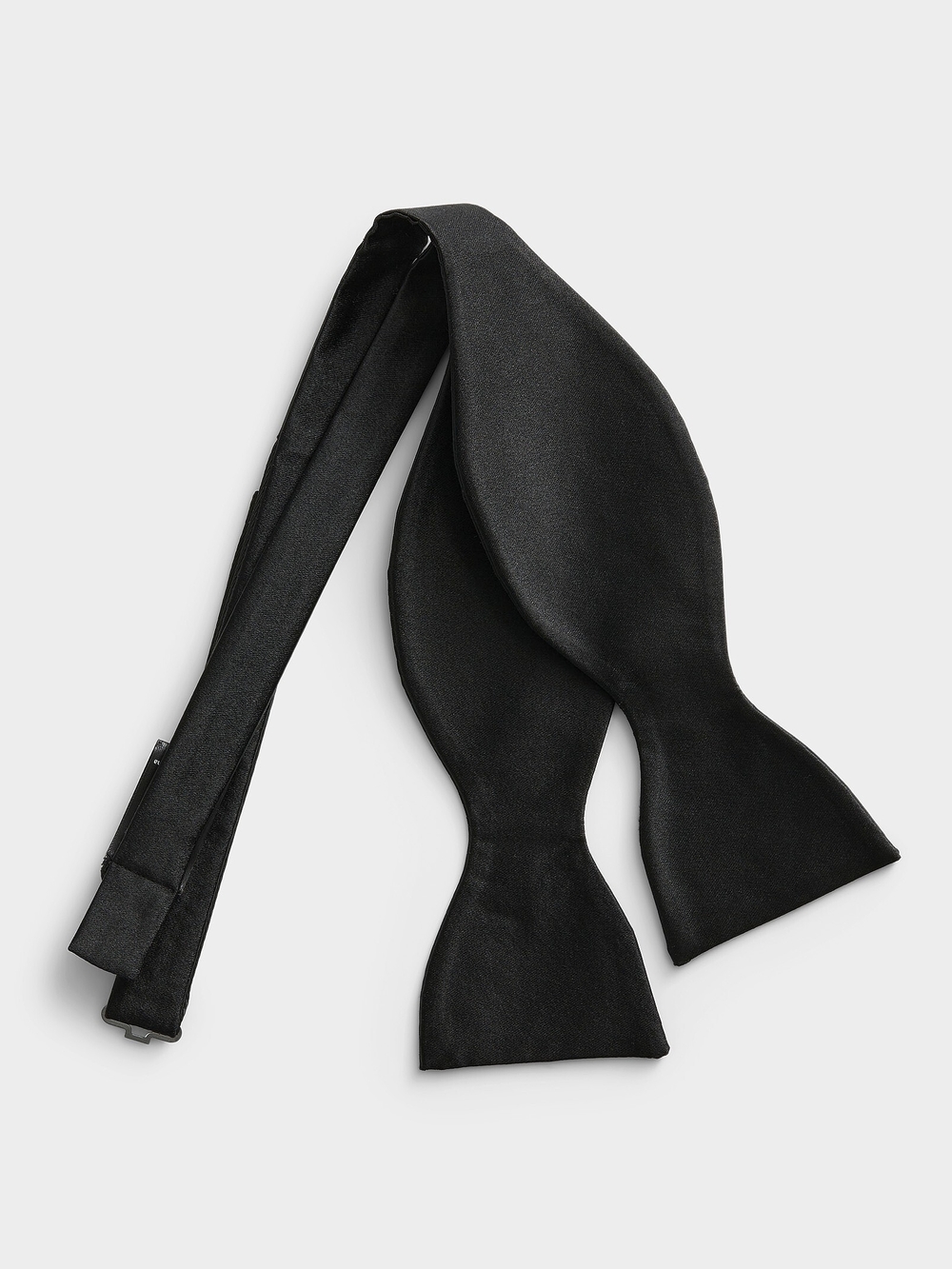 Black Silk Bow Tie for Men